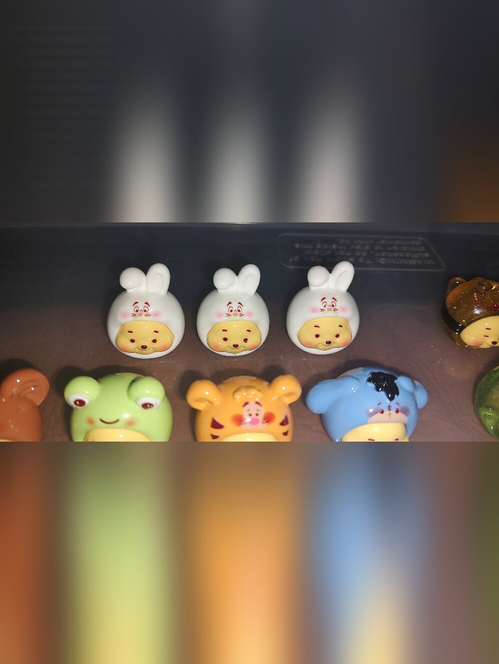 New! DIY Winnie The Pooh 9 Piece Charms/Pen Toppers/Keychains